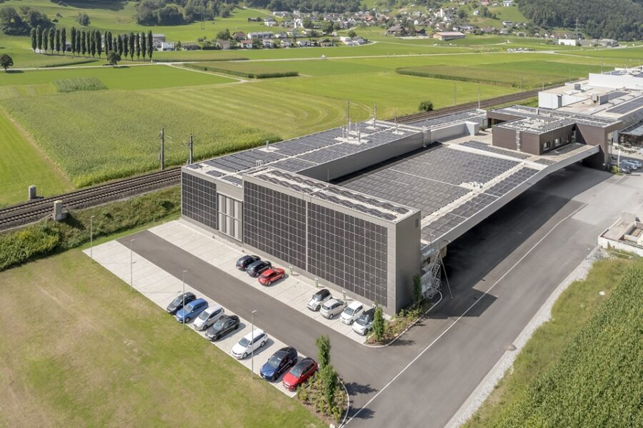 Nuova costruzione dell'impianto di verniciatura a polvere della ditta Griesser